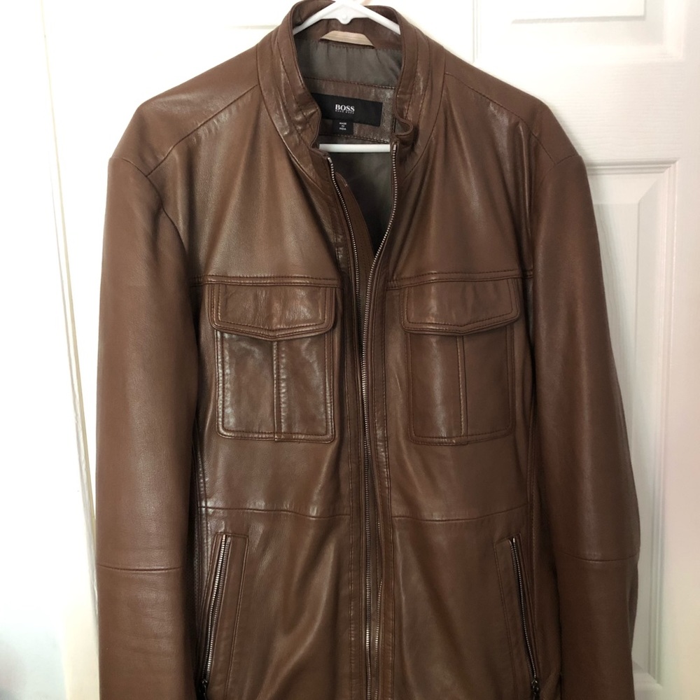 Hugo Boss Leather Jacket